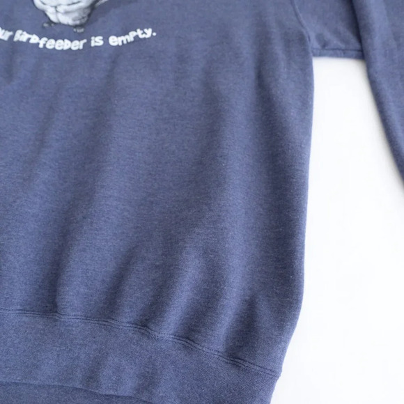 Port & Company Chipmunk Comedy FGrey Crew Neck Cotton Sweater XL - Picture 6 of 11